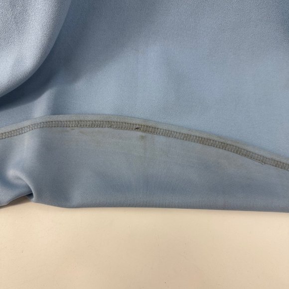 Tadashi Shoji Knotted One Shoulder Evening Gown Powder Blue XS *flaw* NWT - Picture 14 of 14